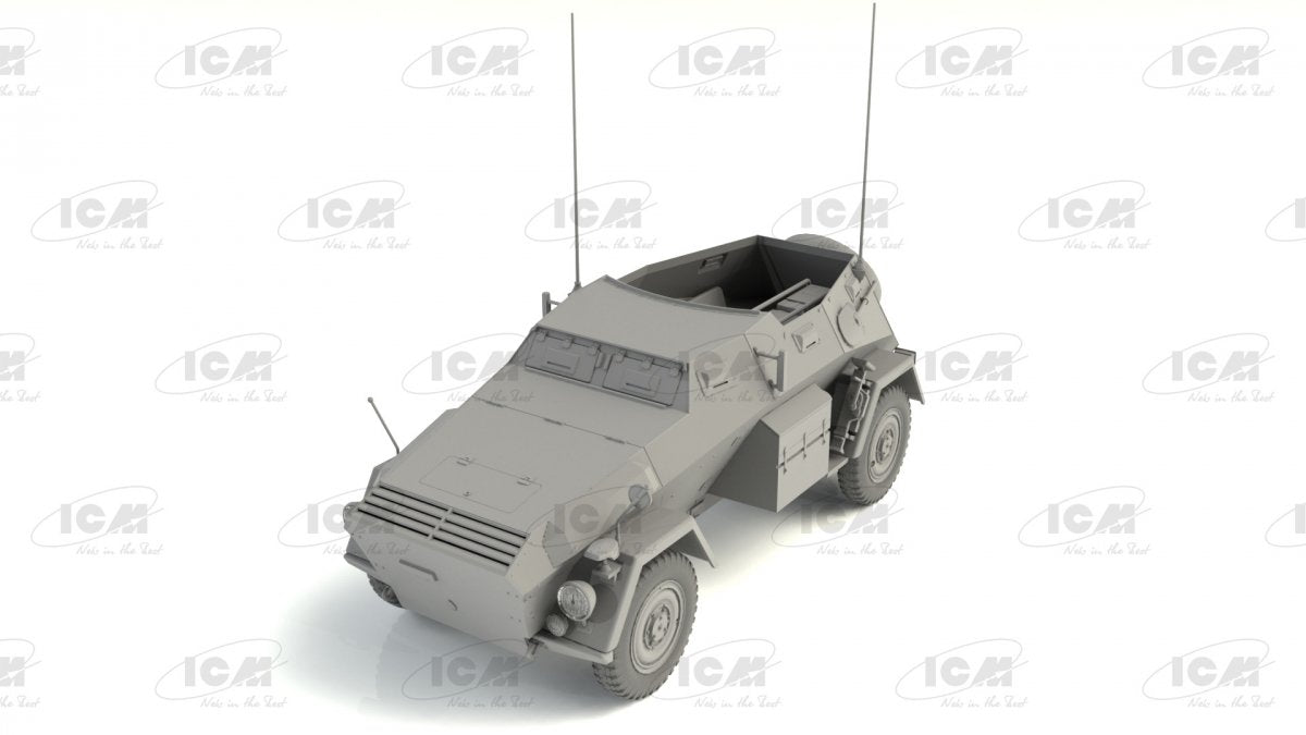 ICM 35110 Sd.Kfz. 247 Ausf.B, German Command Armored Vehicle 1/35 – image 2