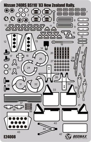 Aoshima 08580 Detail Up Parts Nissan 240RS 1/24 – immagine 2