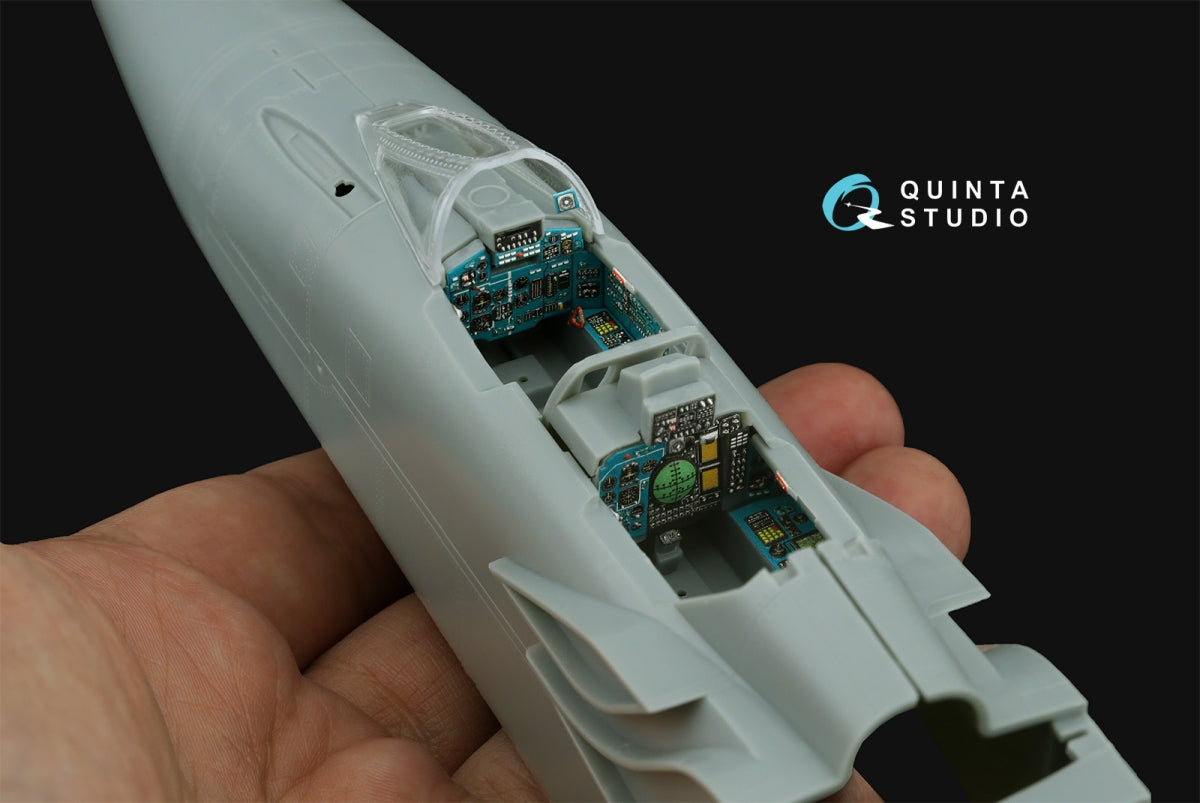 Intérieur imprimé en 3D et coloré sur papier décalcomanie Quinta Studio QD48504 MiG-31B (Hobby Boss) 1/48 – image 13