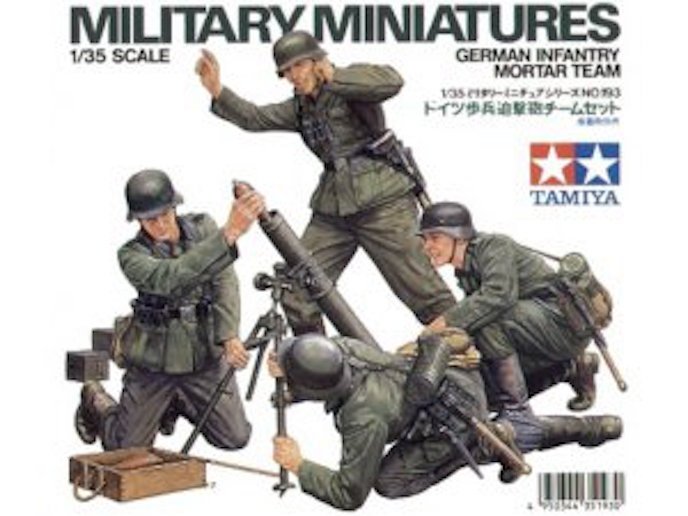 Tamiya 35193 German Infantry Mortar Team 1/35