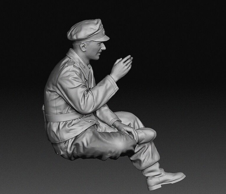 Das Werk DW16007 German Tank Commander 1/16 – zdjęcie 4