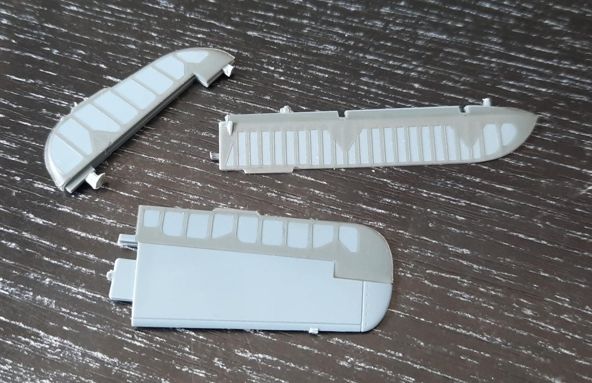 Omask 64010 Bf Fw 190 D masks for control surfaces (for Eduard) 1/48 – immagine 2