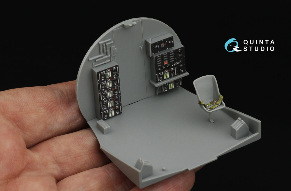Quinta Studio QD48561 Boeing B-17G 3D-Printed &amp;amp; coloured Interior on decal paper (HK models) 1/48 – immagine 13