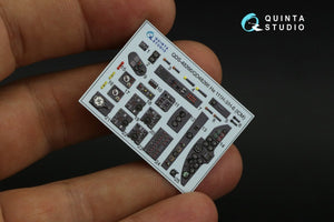 Quinta Studio QDS-48266 He 111H-3/H-6 3D-Printed &amp;amp; coloured Interior on decal paper ( ICM ) (Small version) 1/48 – immagine 12