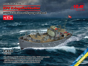 ICM S018 KFK Kriegsfischkutter WWII German multi-purpose boat 1/350 – zdjęcie 2