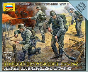 Zvezda 6110 German IIWW Sturmpioniere 1/72