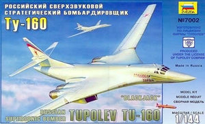 Zvezda 7002 Bombardier stratégique supersonique russe Tu-160 (1/144)
