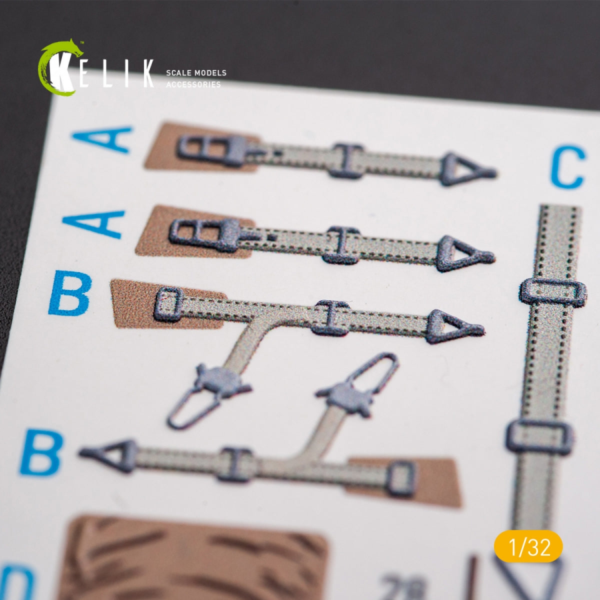 KELIK K32016 JUNKERS JU 87 D/G STUKA - INTERIOR 3D DECAL FOR TRUMPETER KIT 1/32 – immagine 8