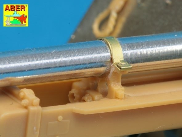 Aber 35L-313 Barrel for British 17pdr Anti-Tank Gun Mk.I with ball-shaped muzzle brake / Lufa do angielskiej 17 funtowej przeciw-pancernej armaty Mk.I z kulistym hamulcem wylotowym 1/35 – immagine 10