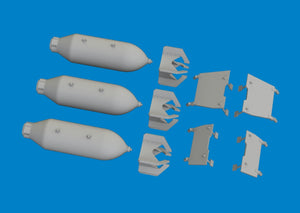 Eduard 6481079 P-40 500lb M64 US bombs EDUARD 1/48 – Bild 3