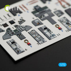KELIK K72021 TORNADO F MK.3 &amp;quot;FIREBIRD&amp;quot; INTERIOR 3D DECALS FOR HASEGAWA 1/72 – immagine 3
