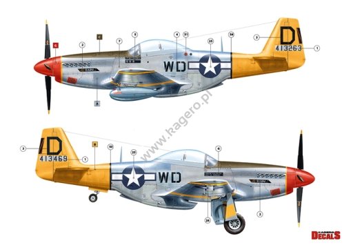 Kagero KD48004 P-51 D/K Mustang part 1 1/48 – immagine 5