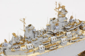 Pontos 37034FN USS BB-63 Missouri 1945 &amp;quot;Advanced&amp;quot; Detail Up Set for Hobbyboss Kit (Teak Tone wooden deck) 1/350 – immagine 4
