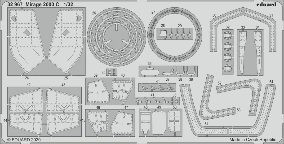 Eduard 32967 Mirage 2000 C for KITTY HAWK 1/32 – zdjęcie 2