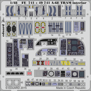 Intérieur du tram A-6E Eduard 49741 HOBBY BOSS 1/48