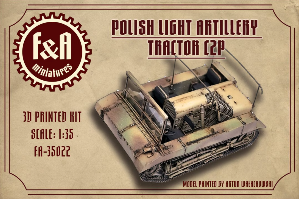 F&amp;amp;A Miniatures FA-35022 Polish Light Artillery Tractor C2P 1/35