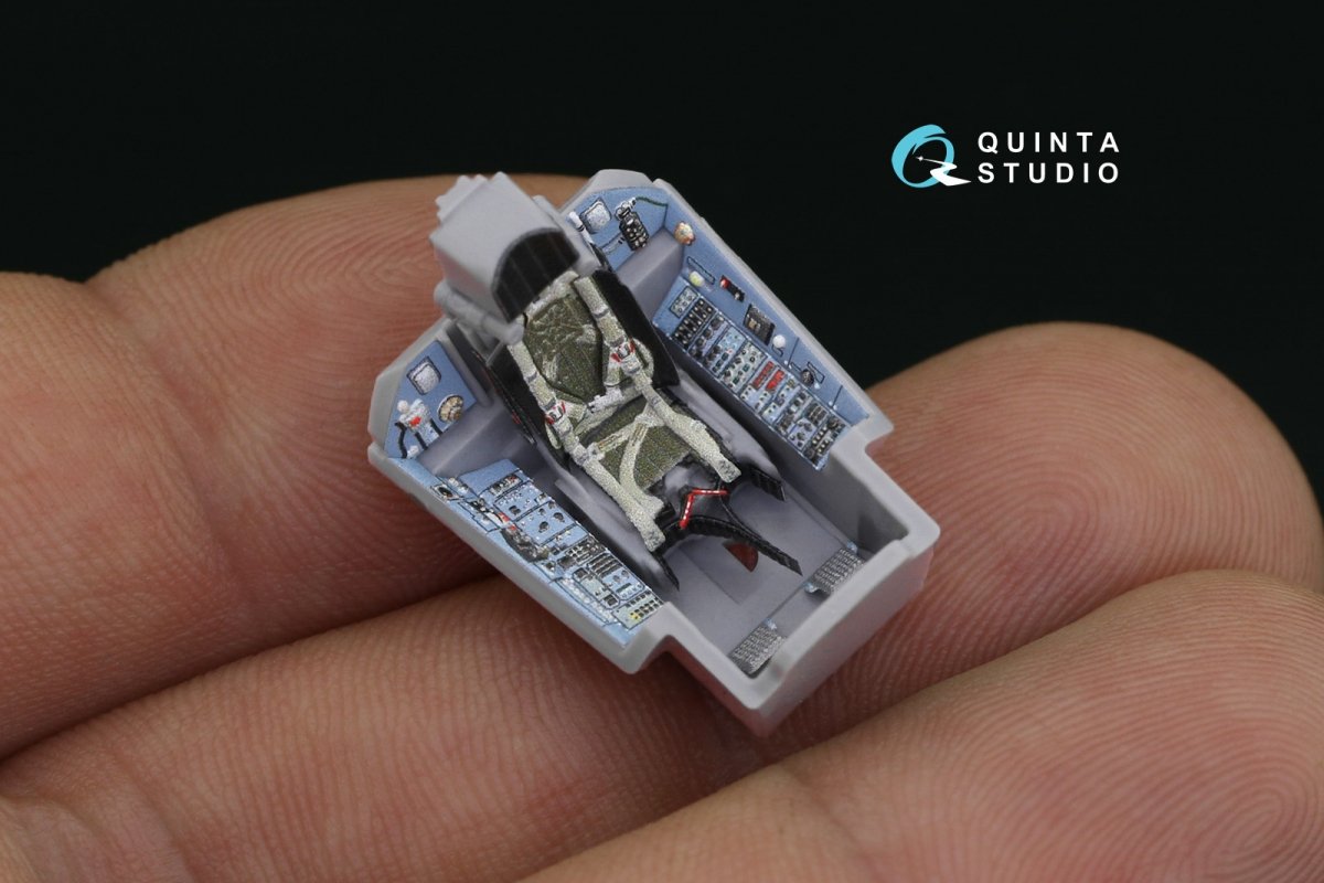 Quinta Studio QD72033 Su-33 3D-Printed &amp;amp; coloured Interior on decal paper (Zvezda) 1/72 – immagine 3