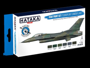 Hataka HTK-BS10 USAF Paint Set (“European” Camouflage) (6x17ml) – immagine 2