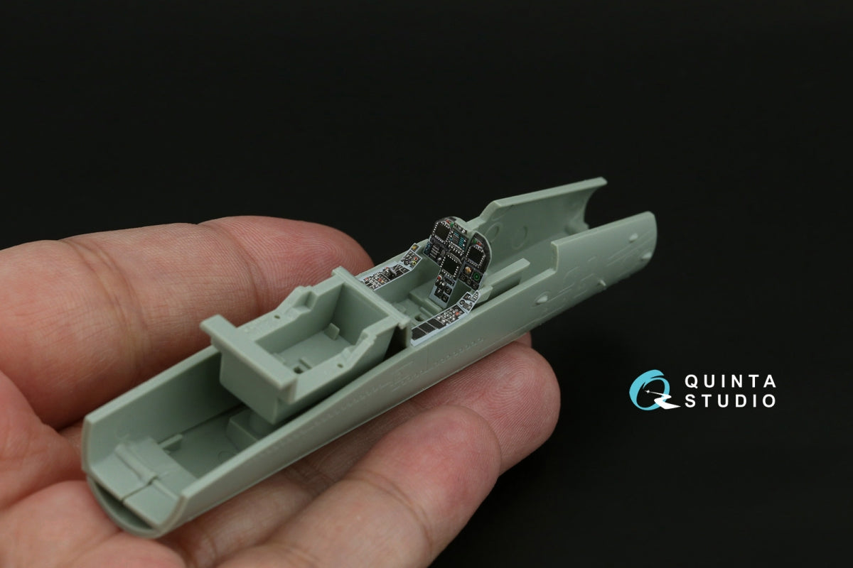 Quinta Studio QD72076 F/A-18A/C early 3D-Printed &amp;amp; coloured Interior on decal paper (Academy) 1/72 – zdjęcie 8