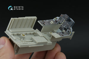 Quinta Studio QDS+32252 F-15C PAD-upgraded 3D-Printed &amp;amp; coloured Interior on decal paper (Tamiya) (Small version) (with 3D-printed resin parts) 1/32 – immagine 7