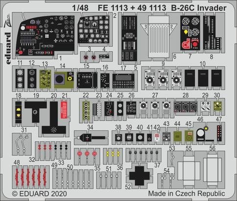 Eduard BIG49270 B-26C Invader ICM 1/48 – imagen 6