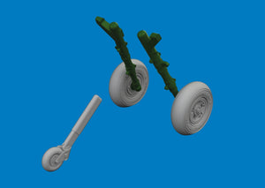 Eduard 672434 Spitfire Mk.V wheels for EDUARD 1/72