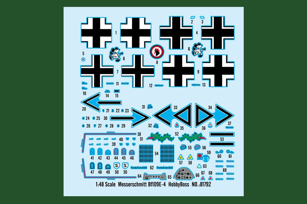 Hobby Boss 81792 Messerschmitt Bf109E-4 1/48 – zdjęcie 4