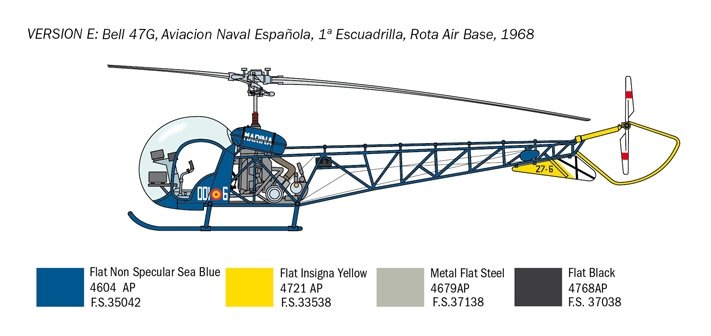 Italeri 2820 OH-13 Sioux 1/48 – image 7
