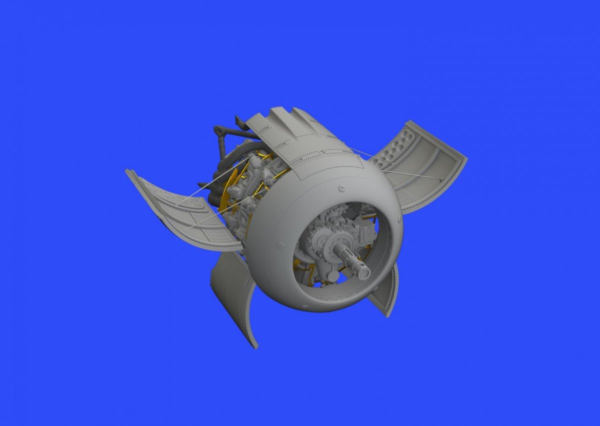 Eduard 648352 Fw 190A-4 engine EDUARD 1/48 – immagine 2