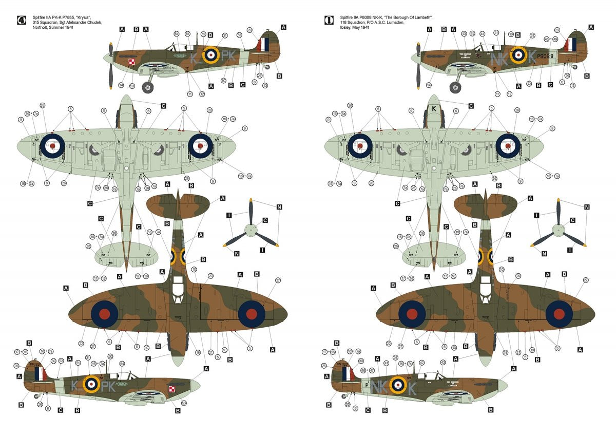 Hobby 2000 32002 Supermarine Spitfire IIA w/Rotol Propeller 1/32 – imagen 5