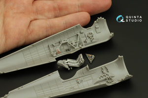Quinta Studio QD48335 PZL P.11c 3D-Printed &amp;amp; coloured Interior on decal paper (Arma Hobby) 1/48 – immagine 8
