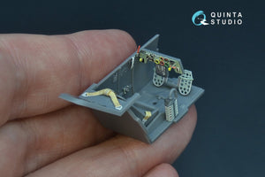 Quinta Studio QD48176 Bf 109E-1 3D-Printed &amp;amp; coloured Interior on decal paper (for Wingsy kits kit) 1/48 – imagen 4