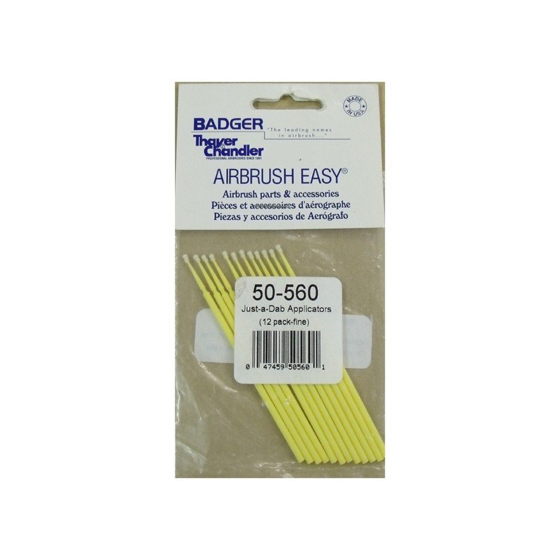 Badger BA-50-560 Just-a-Dab Mini Brushes (fine)