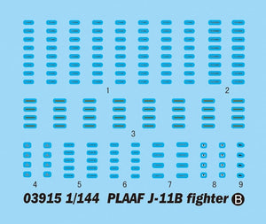 Trumpeter 03915 PLAAF J-11B fighter 1/144 – Bild 2