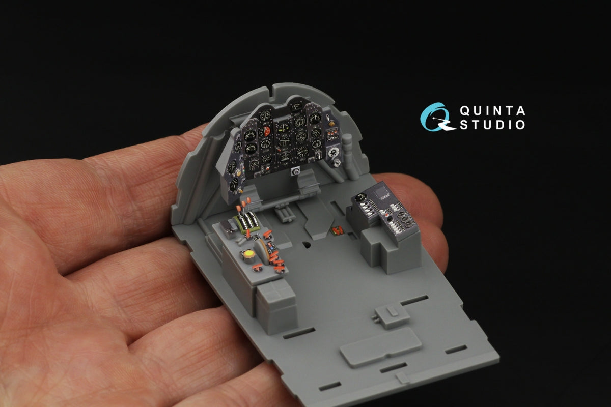 Quinta Studio QD32245 N1K2-J Shidenkai 3D-Printed &amp;amp; coloured Interior on decal paper (Hasegawa) 1/32 – immagine 10