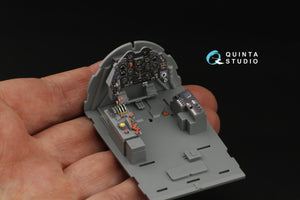 Quinta Studio QD32245 N1K2-J Shidenkai 3D-Printed &amp;amp; coloured Interior on decal paper (Hasegawa) 1/32 – immagine 10