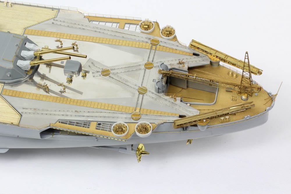 Pontos 37025FB IJN Musashi 1944 Detail up set Advanced Coal Black deck 1/350 – zdjęcie 4