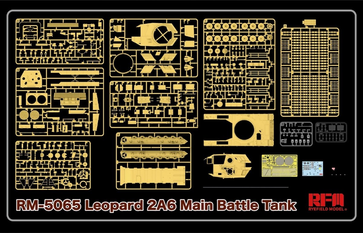 Rye Field Model 5065 Leopard 2A6 Main Battle Tank 1/35 – imagen 2