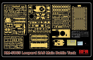 Rye Field Model 5065 Leopard 2A6 Main Battle Tank 1/35 – imagen 2