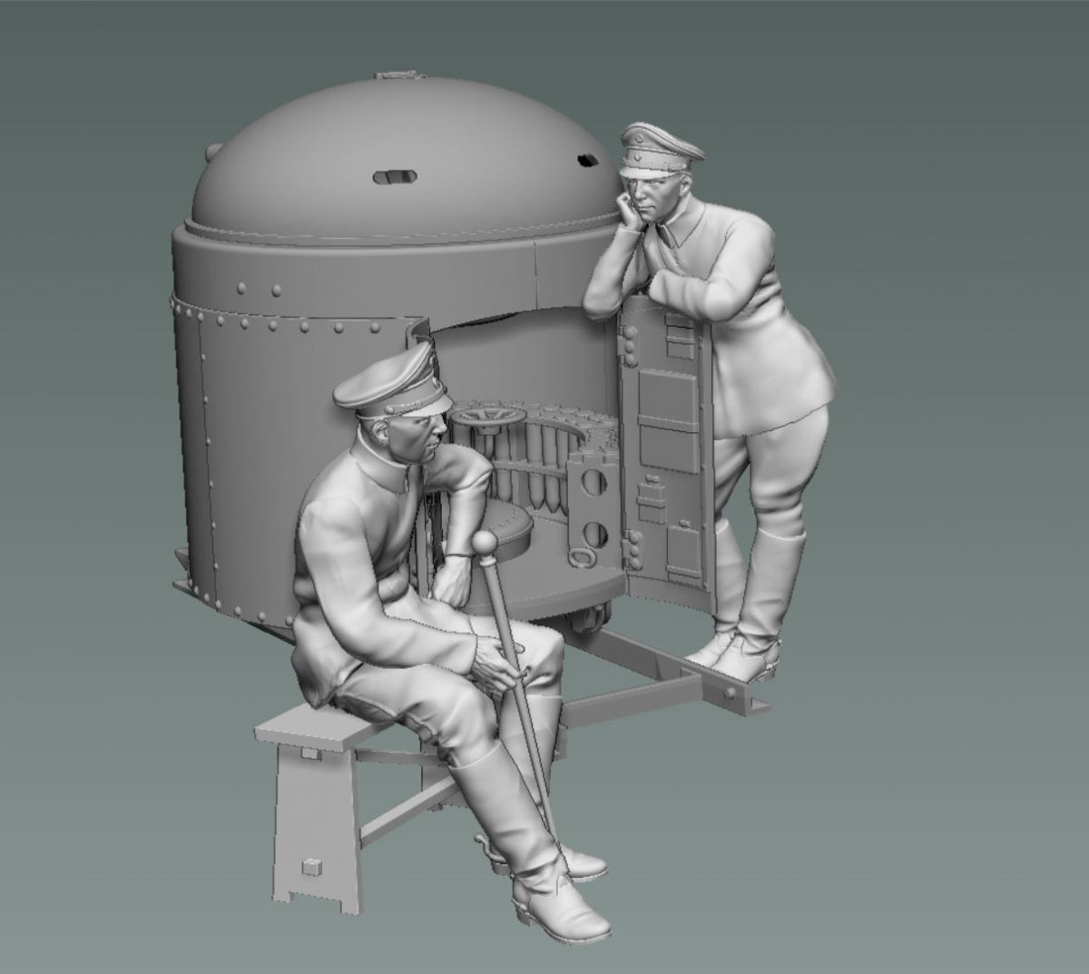 Copper State Models F35-049 Fahrpanzer german leaning crewman 1/35 – immagine 4
