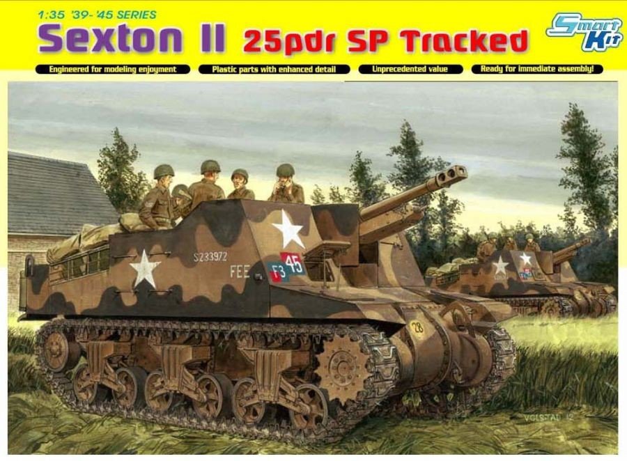 Dragon 6760 Sexton II 25pdr SP Chenillé (1/35)