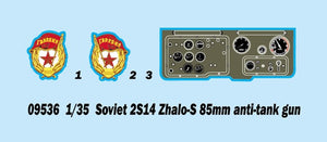 Trumpeter 09536 Soviet 2S14 Zhalo-S 85mm anti-tank gun 1/35 – Bild 2