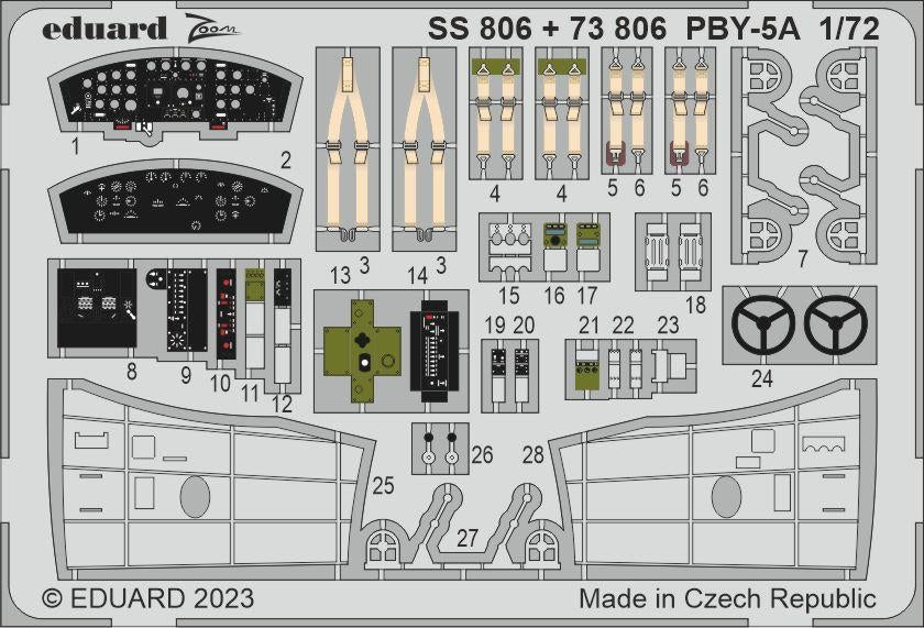 Eduard BIG72176 PBY-5A Hobby 2000, ACADEMY 1/72 – zdjęcie 5