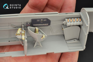 Quinta Studio QD32063 Bf 110C/D 3D-Printed &amp;amp; coloured Interior on decal paper (for Dragon kit) 1/32 – immagine 7