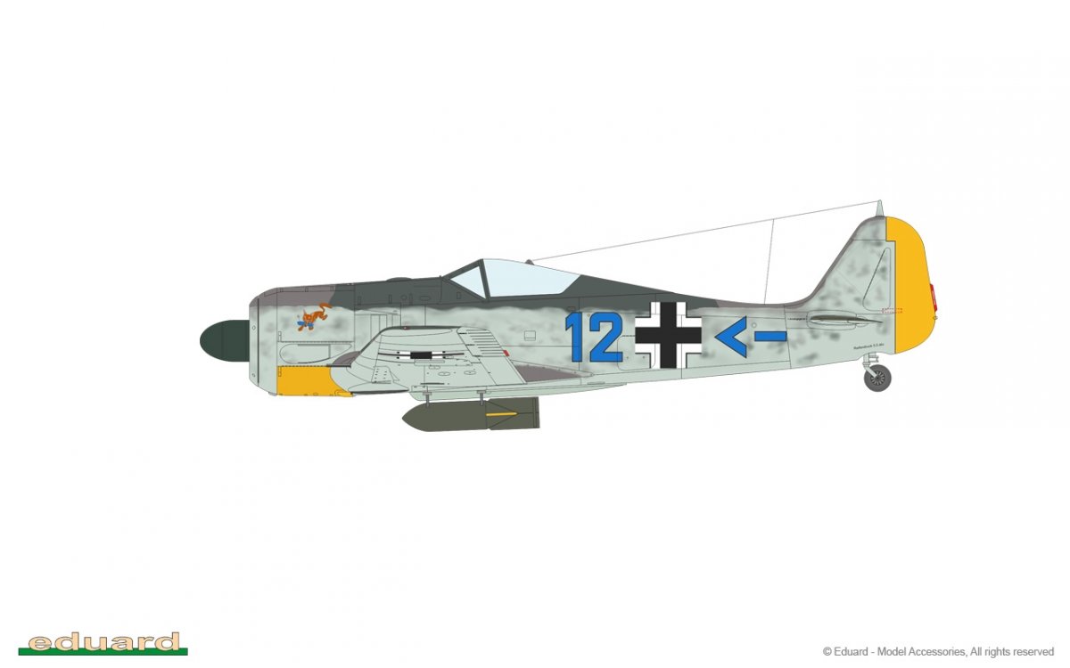 Eduard 84117 Fw 190A-4 w/ engine flaps &amp;amp; 2-gun wings 1/48 – immagine 12