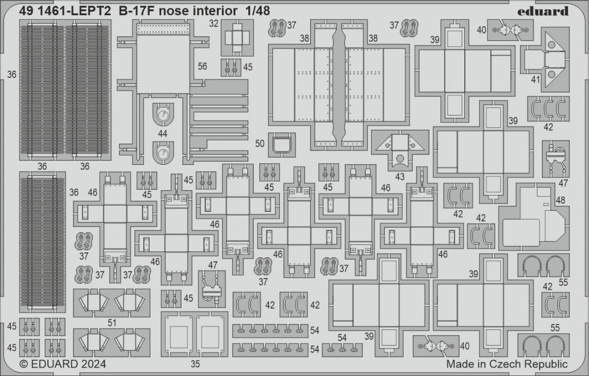Eduard BIG49427 B-17F alternate nose (frame X) PART I EDUARD 1/48 – Bild 4