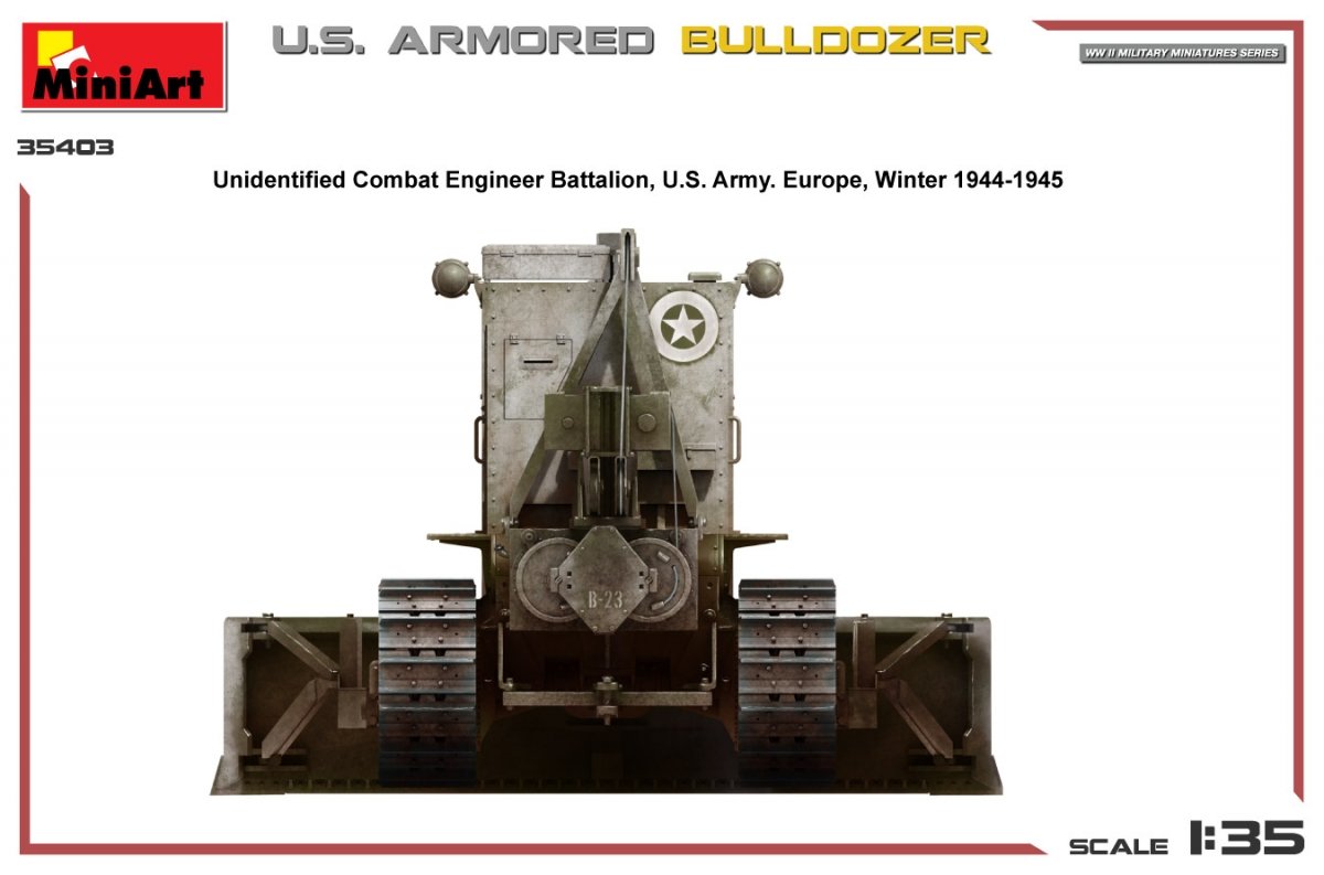 MiniArt 35403 U.S. ARMORED BULLDOZER 1/35 – imagen 5