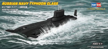 Hobby Boss 87019 Russian Navy Typhoon Class 1/700