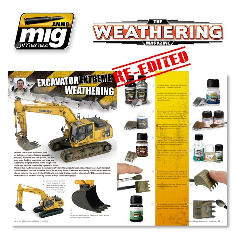 AMMO of Mig Jimenez 4502 - The Weathering Magazine - Chipping (English Version) – zdjęcie 2