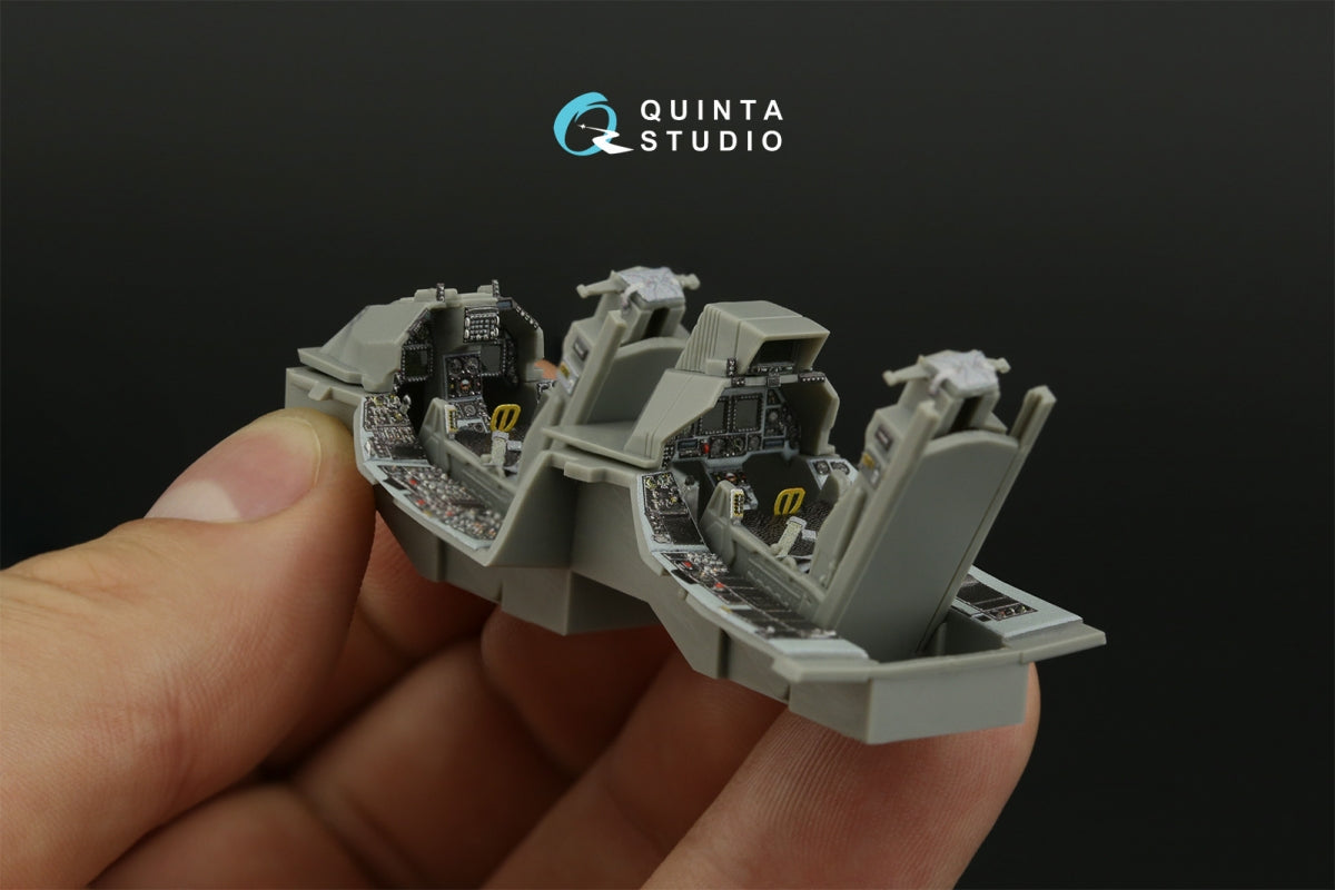 Quinta Studio QD48419 F-16D block 40 3D-Printed &amp;amp; coloured Interior on decal paper (Kinetic 2022 tool) 1/48 – immagine 11